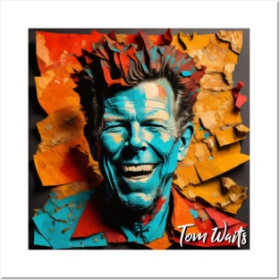 Tom Waits // Paper Art Posters and Art